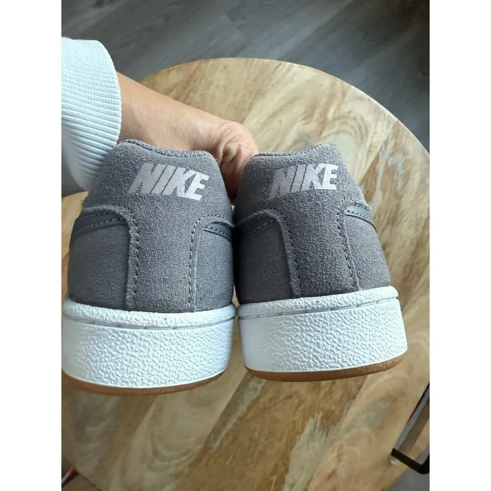 Nike Women's Court Royale Suede Gunsmoke Grey Sneakers Shoes Size 6.5